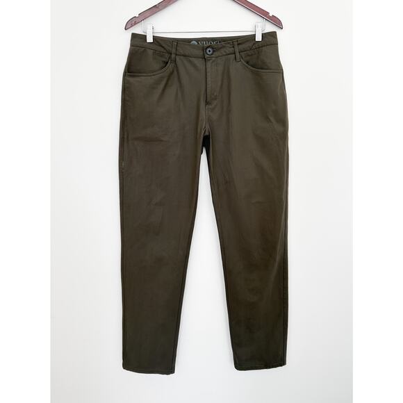 Vuori Men's Meta Athletic Slim Fit Pant Dark Oregano Green Size 32* x 29 $128 - Picture 1 of 9